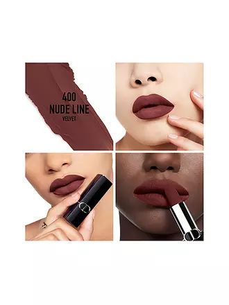 DIOR | Lippenstift - Rouge Dior Velvet Lipstick (400 Nude Line) | 